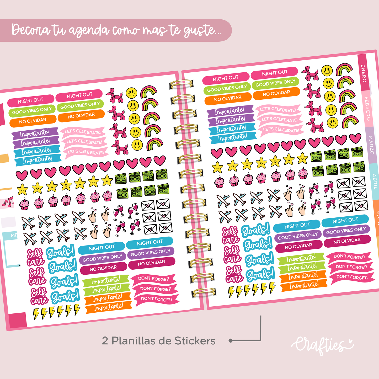 AGENDA COLORS - Vista Diaria