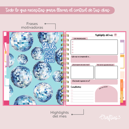 AGENDA COLORS - Vista Diaria