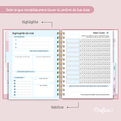 AGENDA YEAR - Vista Diaria