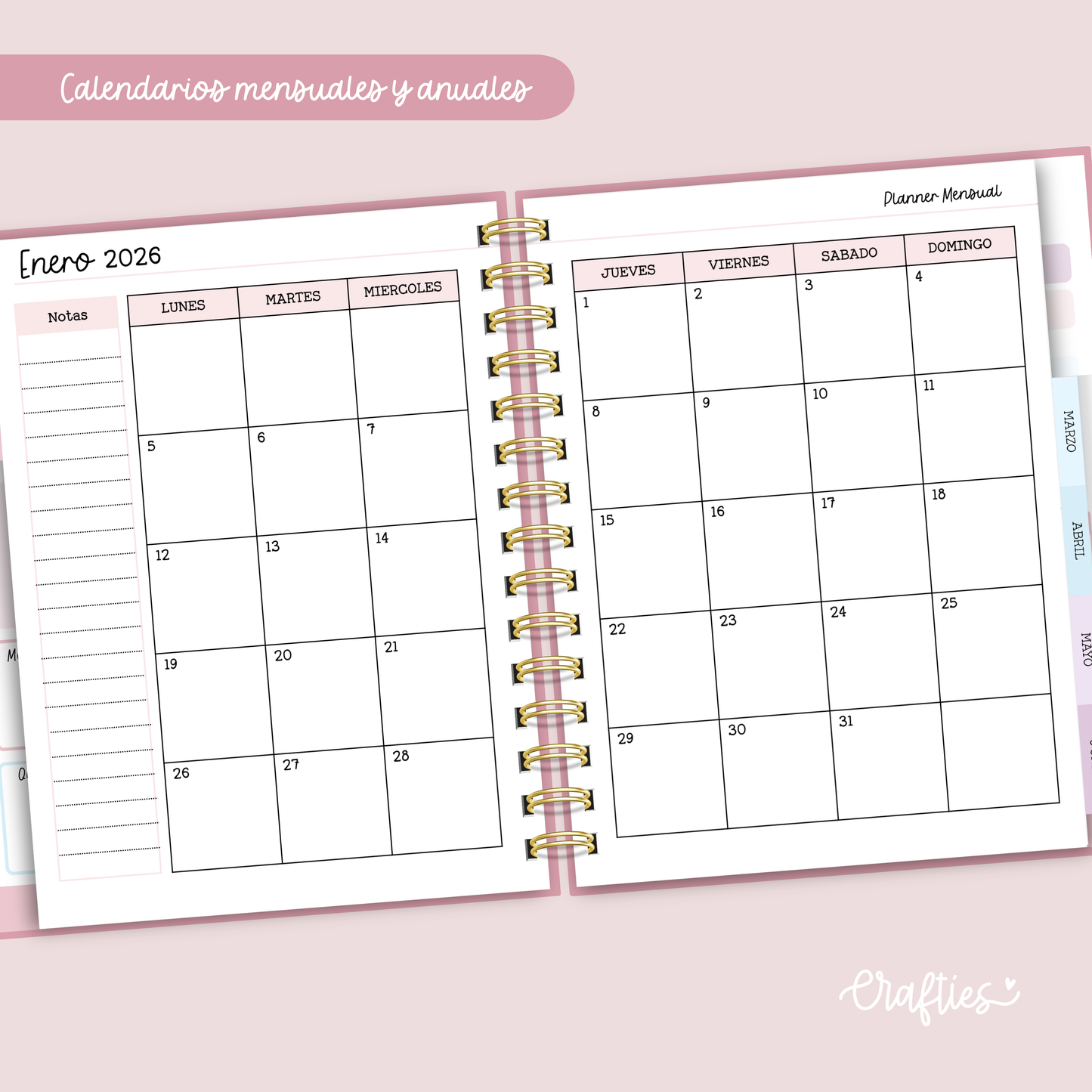 AGENDA STRIPES - Vista Semanal
