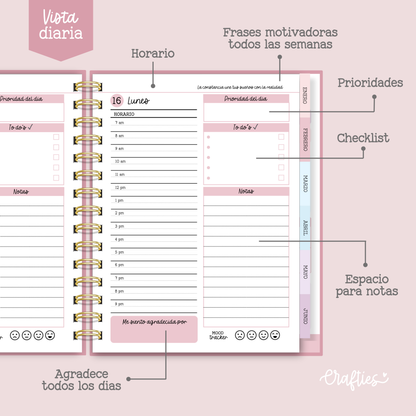 AGENDA YEAR - Vista Diaria