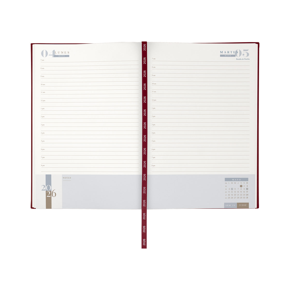 AGENDA CLÁSICA - Vista Diaria